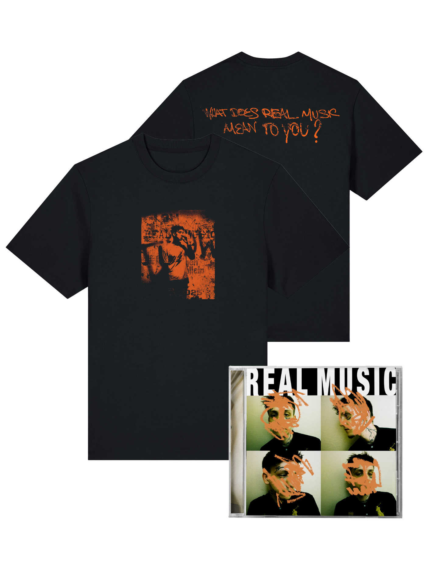 REAL MUSIC T-Shirt + CD